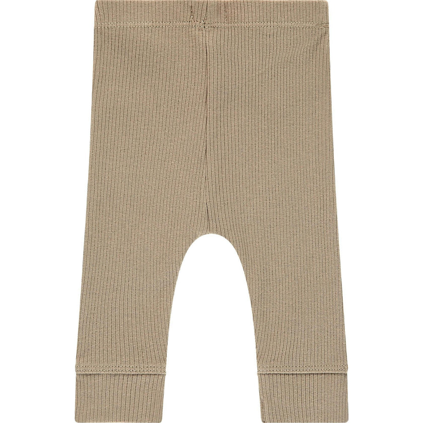 Two Button Ribbed Leggings