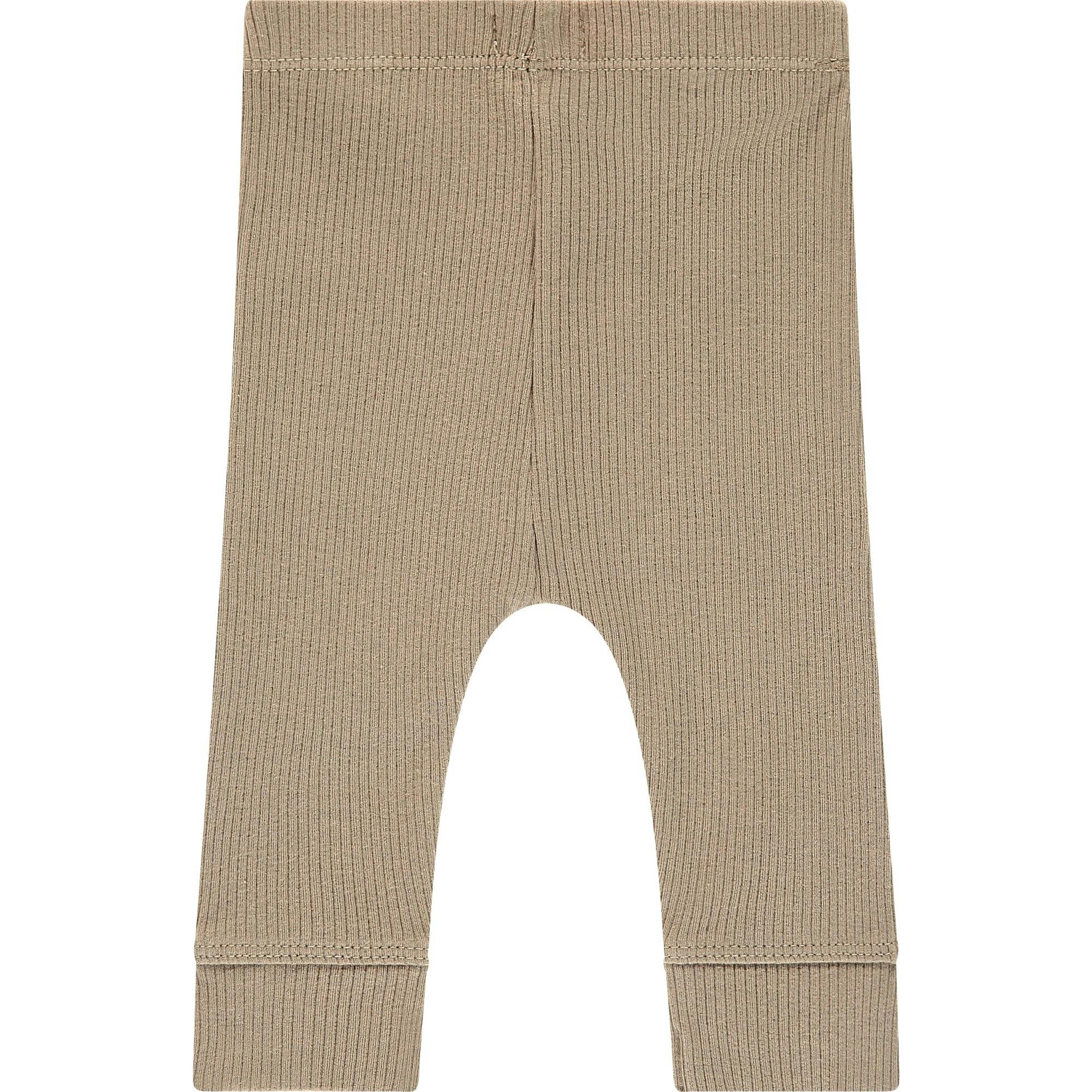Two Button Ribbed Leggings