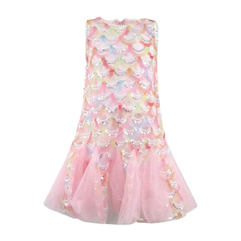 Pinky Mermaid Magic Tutu Dress
