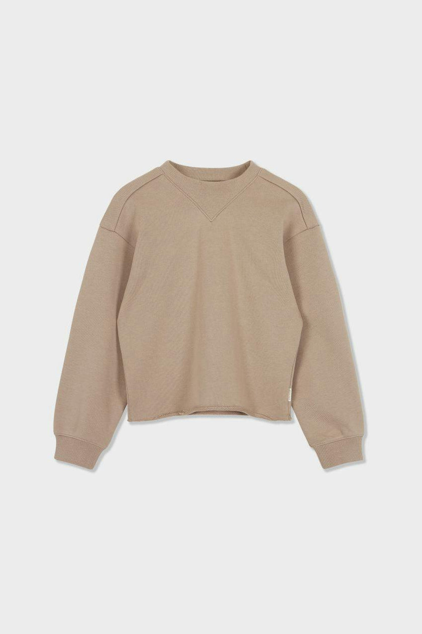 Organic Cotton Cropped Sweatshirt