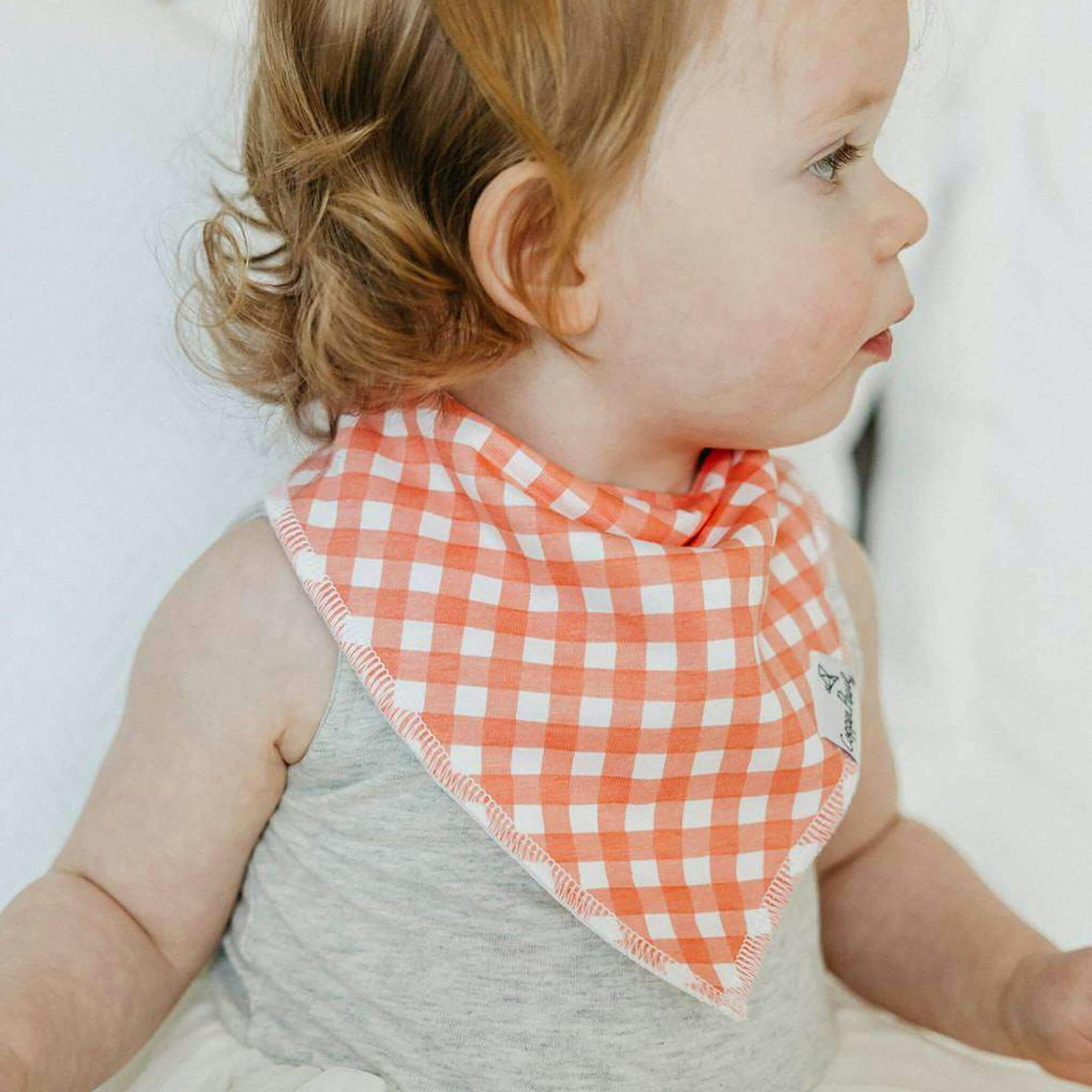 4 Pack Baby Bandana Bibs - Goosie