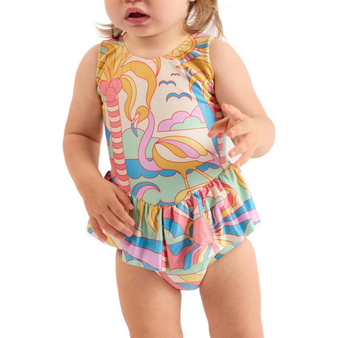 The Paradiso - Girls Ruffle One Piece with Tutu UPF 50+