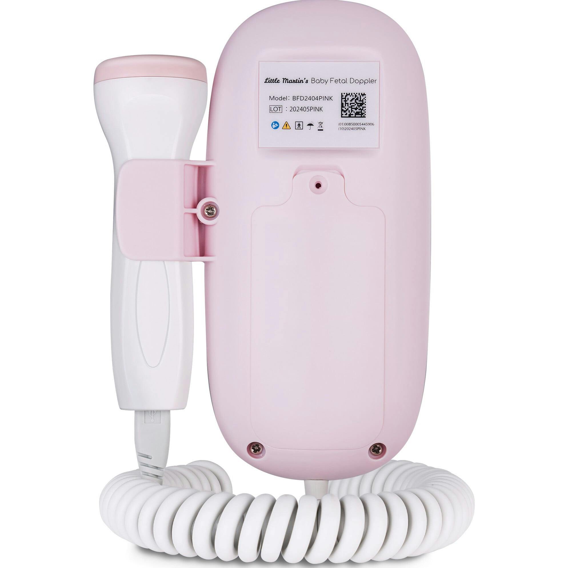 Portable Ultrasound Fetal Doppler: Pink