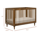 Babyletto Lolly 3-in-1 Convertible Crib with Toddler Bed Conversion Kit
