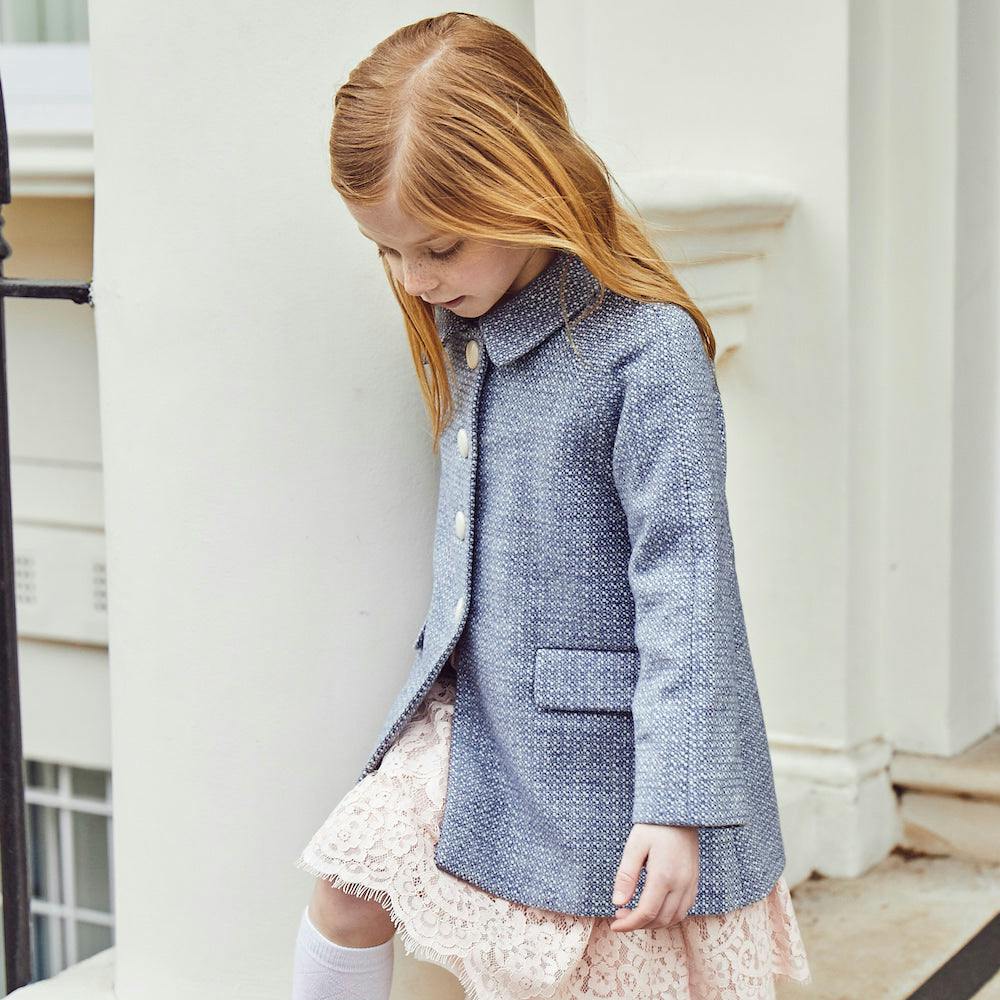 Islington Coat - London Couture - Porcelain Blue