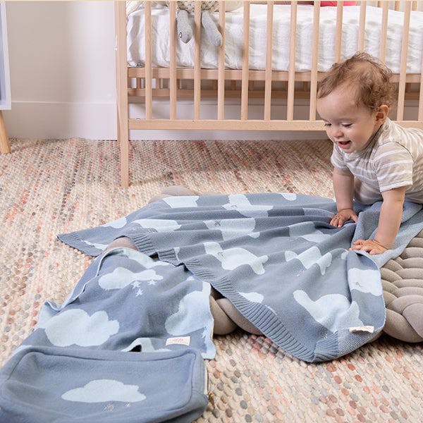 Dreamy Clouds Baby Blanket Set
