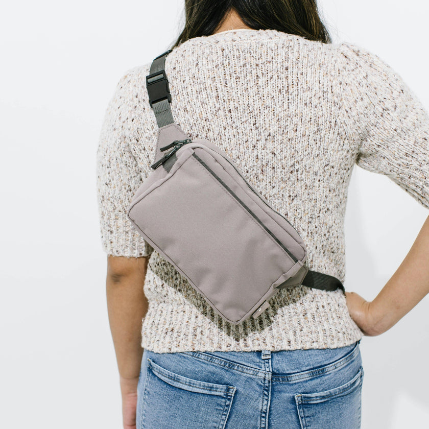 Red Rovr Joey Belt Bag - Truffle