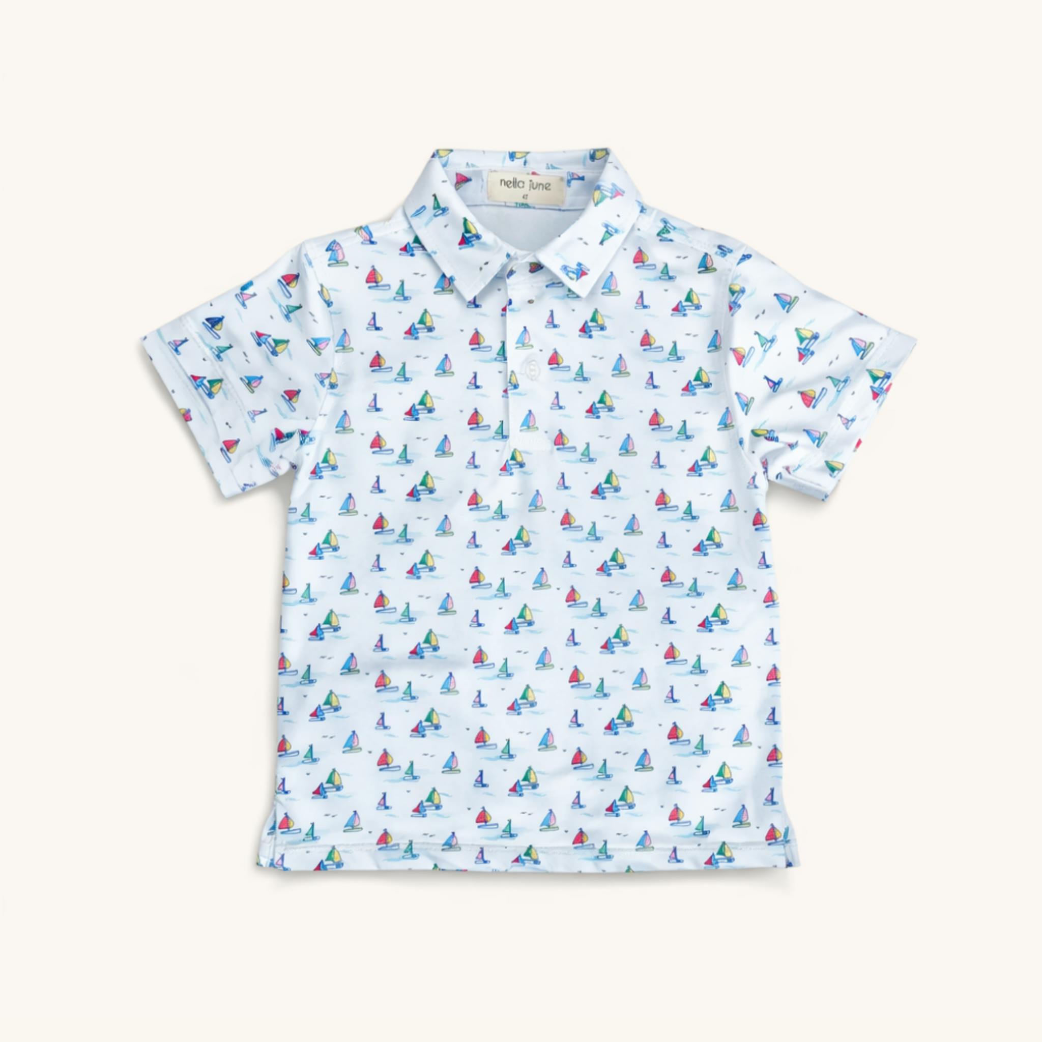 Boys' Performance Polo in Sailboats