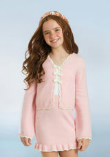 Carla Knit Cardigan, Pink