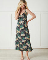 Bagheera - Eco Satin Chic to Sleep Nightie - Ink