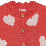 Mina Heart Baby Cardigan
