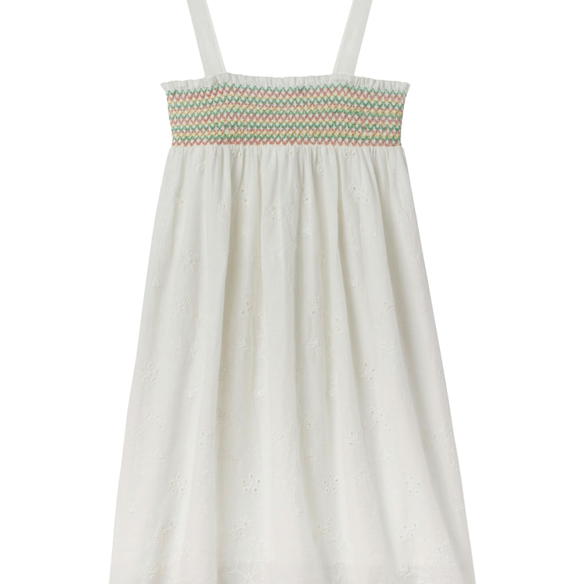 Rosie Dress in White Alyssum