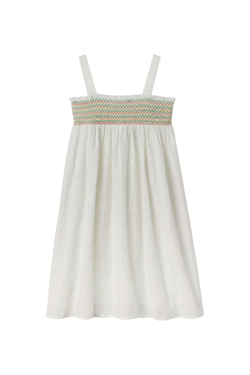 Rosie Dress in White Alyssum
