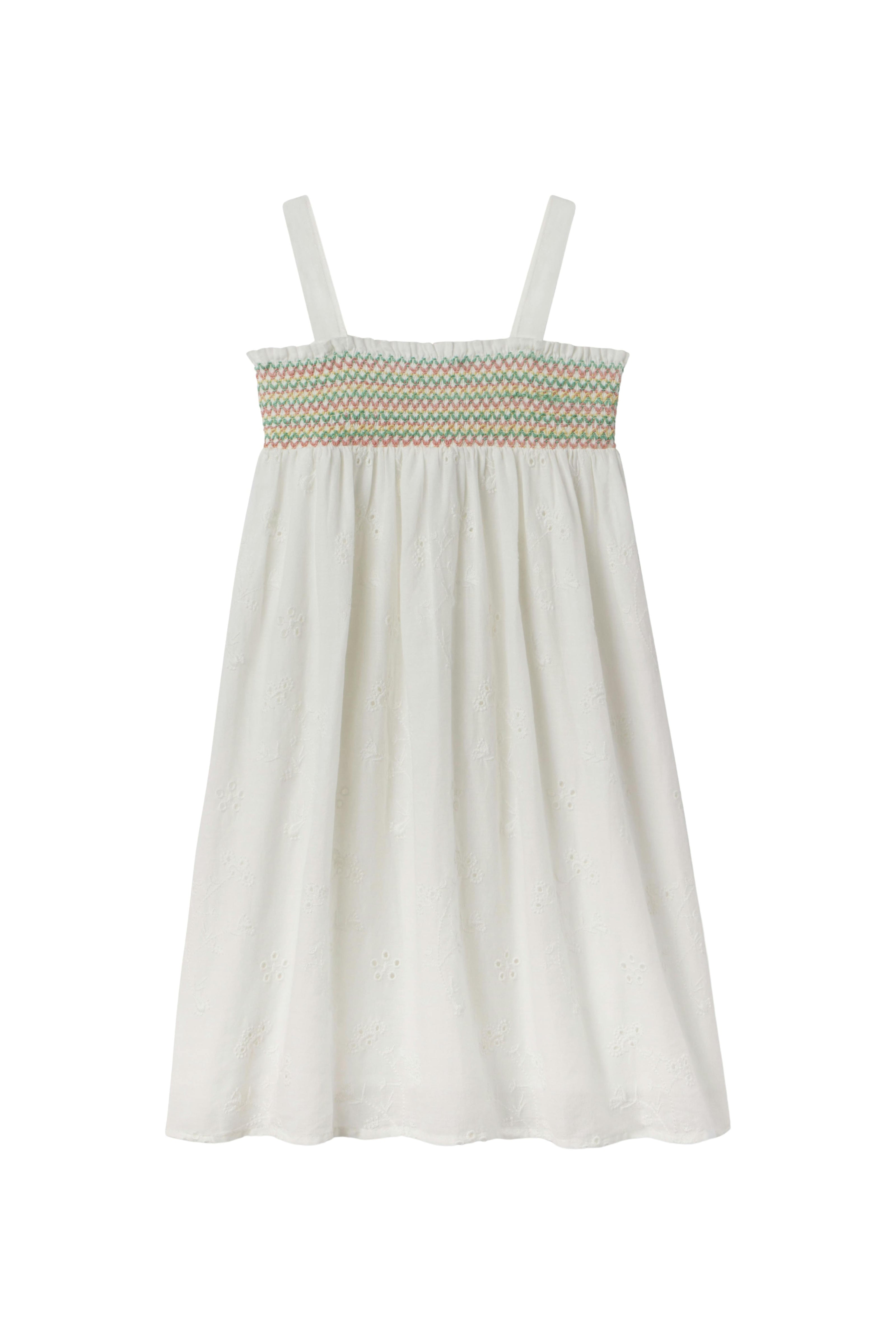 Rosie Dress in White Alyssum