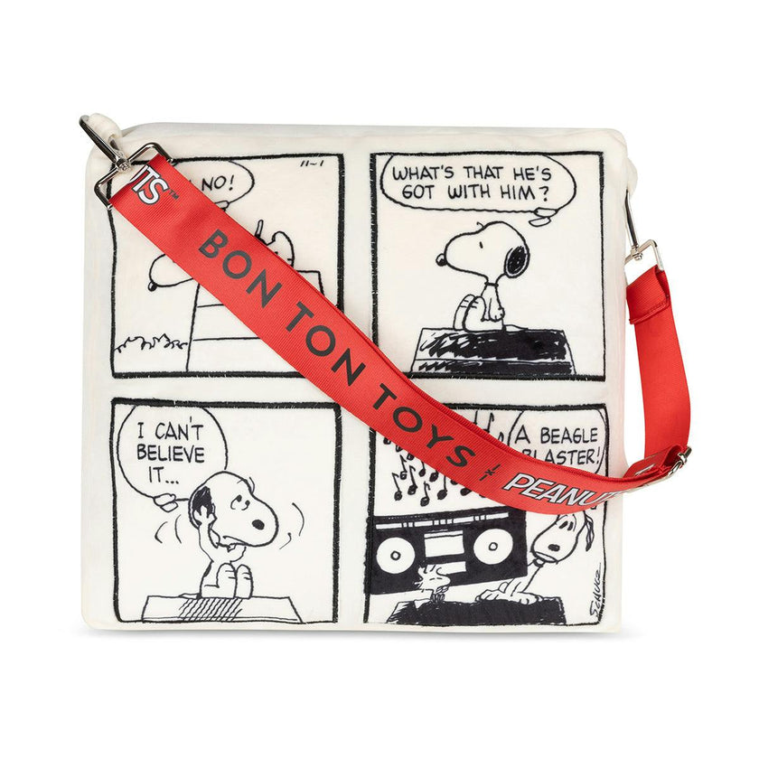 Pillow Plush PEANUTS COMIC STRIP Offwhite 11"