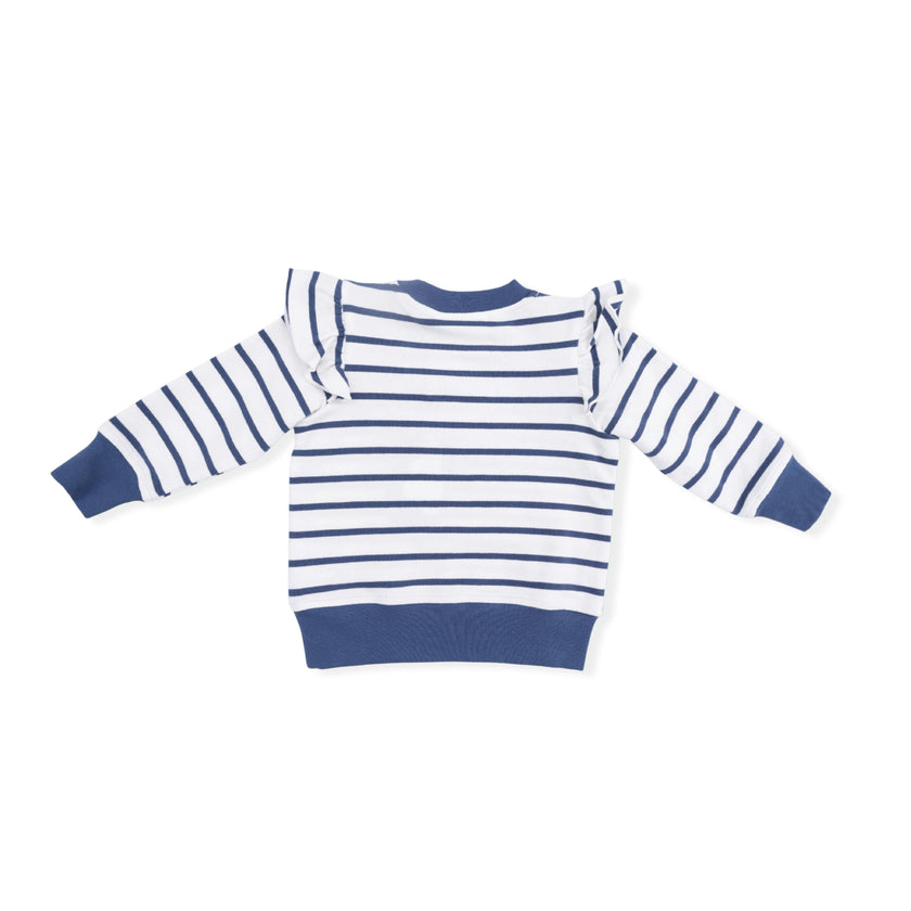 Sailor Sea Creatures Appliques - Ruffle Sweatshirt