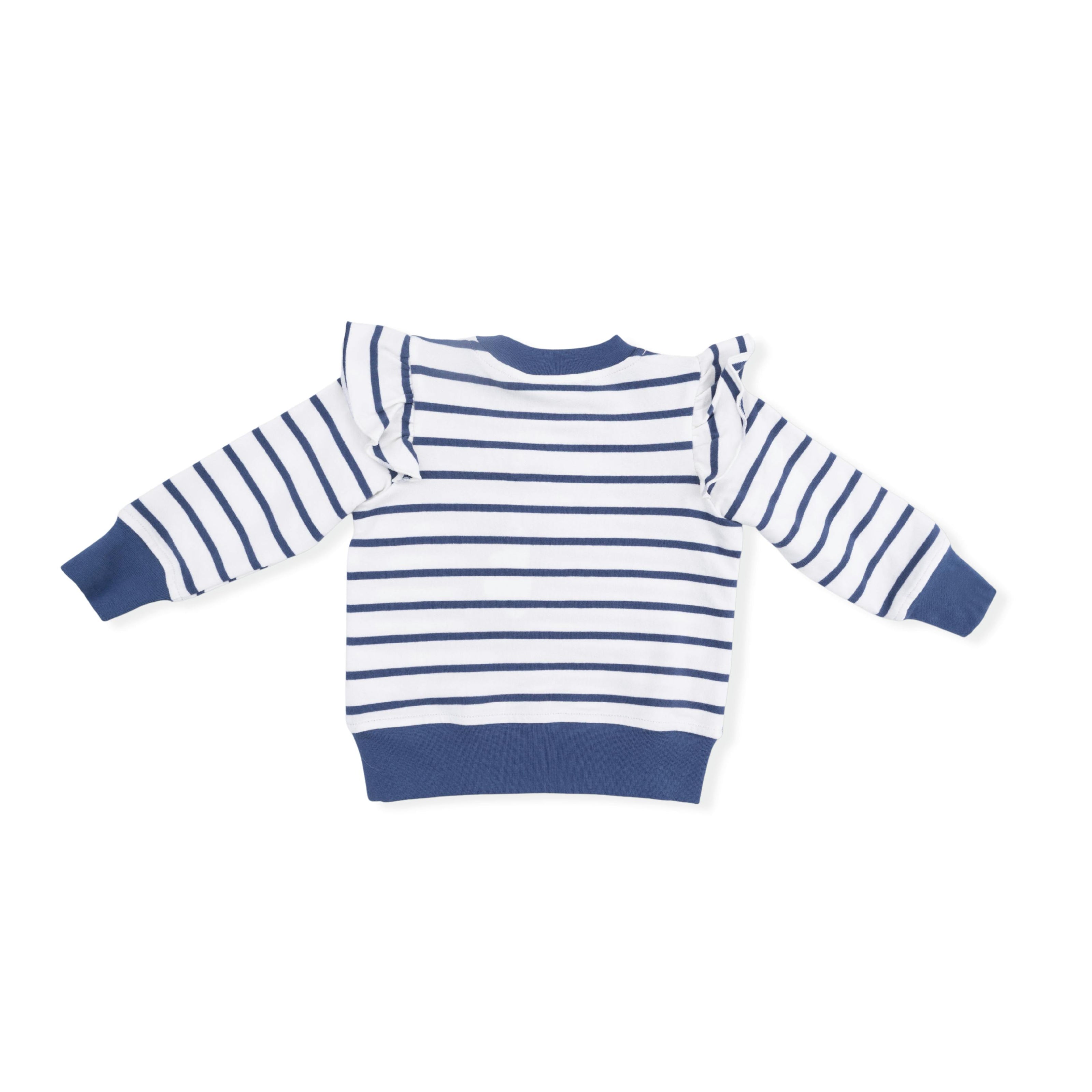 Sailor Sea Creatures Appliques - Ruffle Sweatshirt
