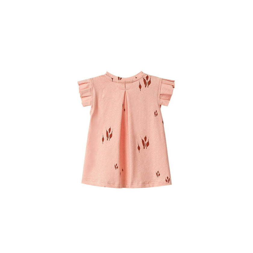 Baby Tent Box Pleated Sleeve Dress