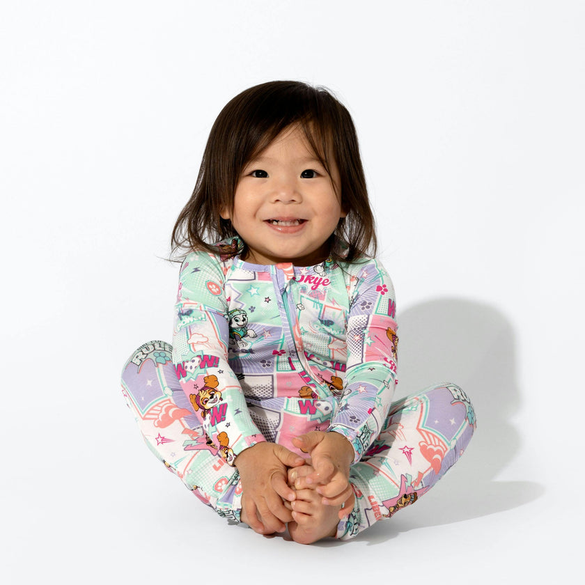 PAW Patrol: Comic Girl Pups Bamboo Convertible Footie