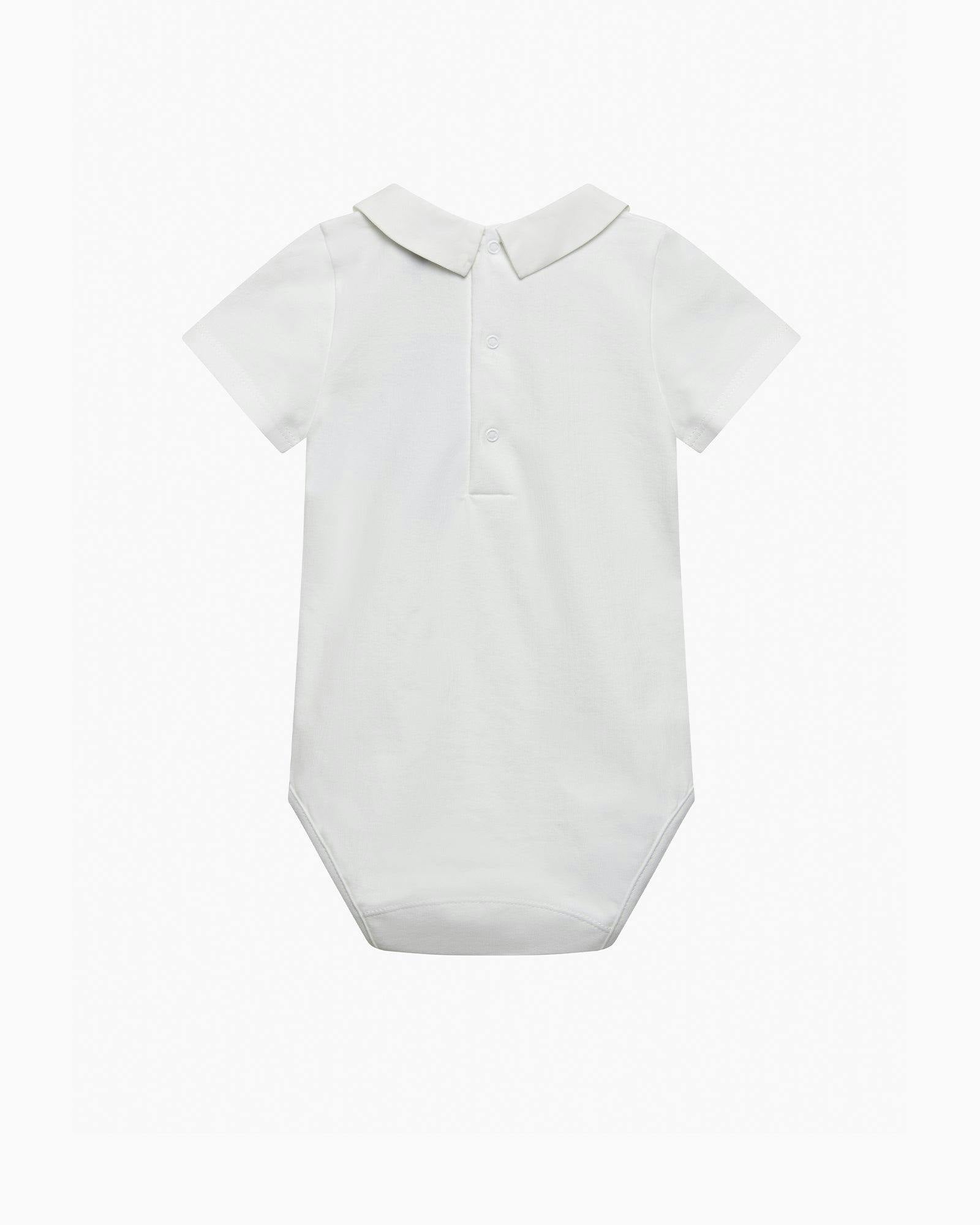Baby Short-Sleeved Monty Bodysuit in Augustus Lion & Friends