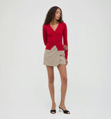 The Amal Cardigan -  Red