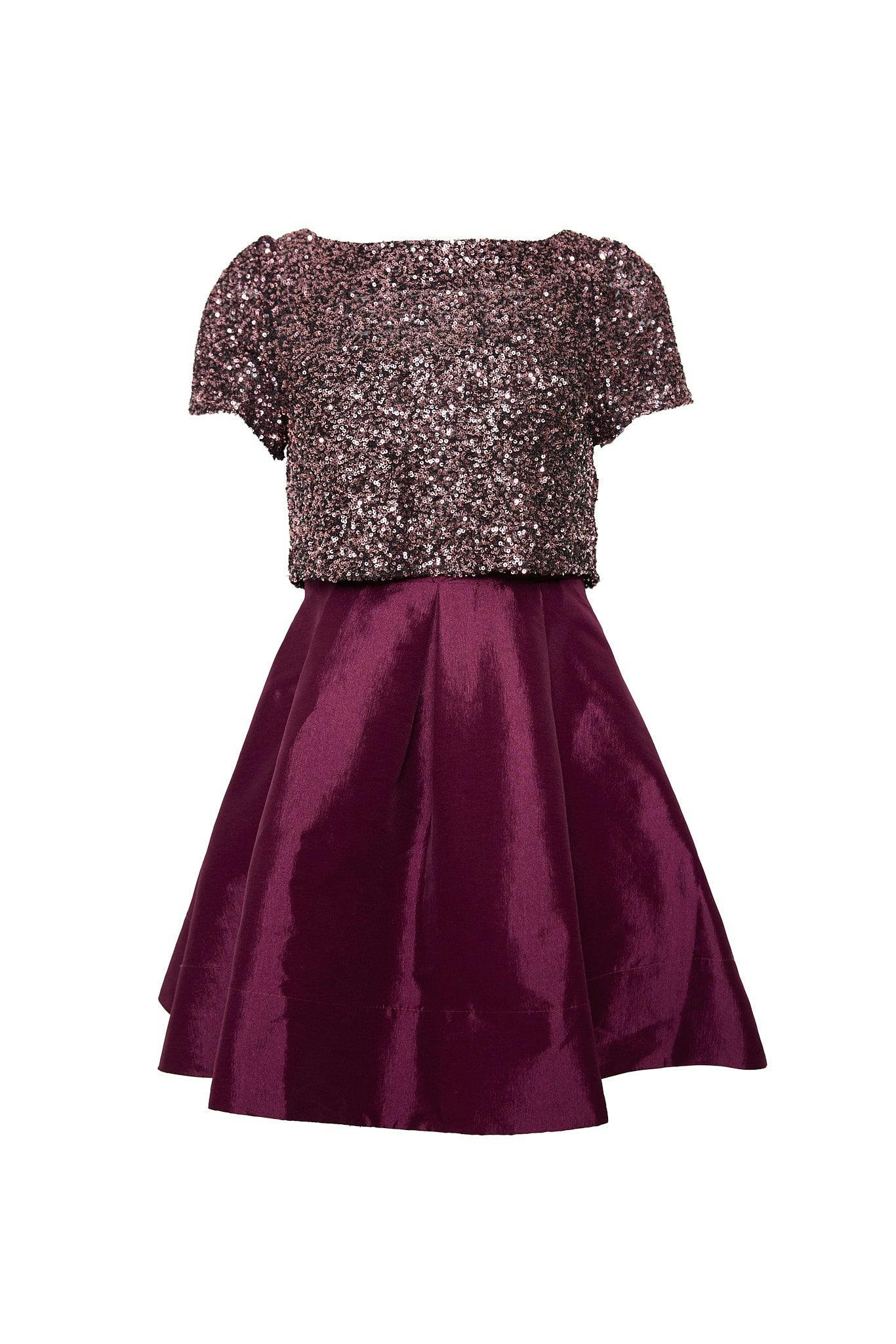 Alexis Dress in Wine