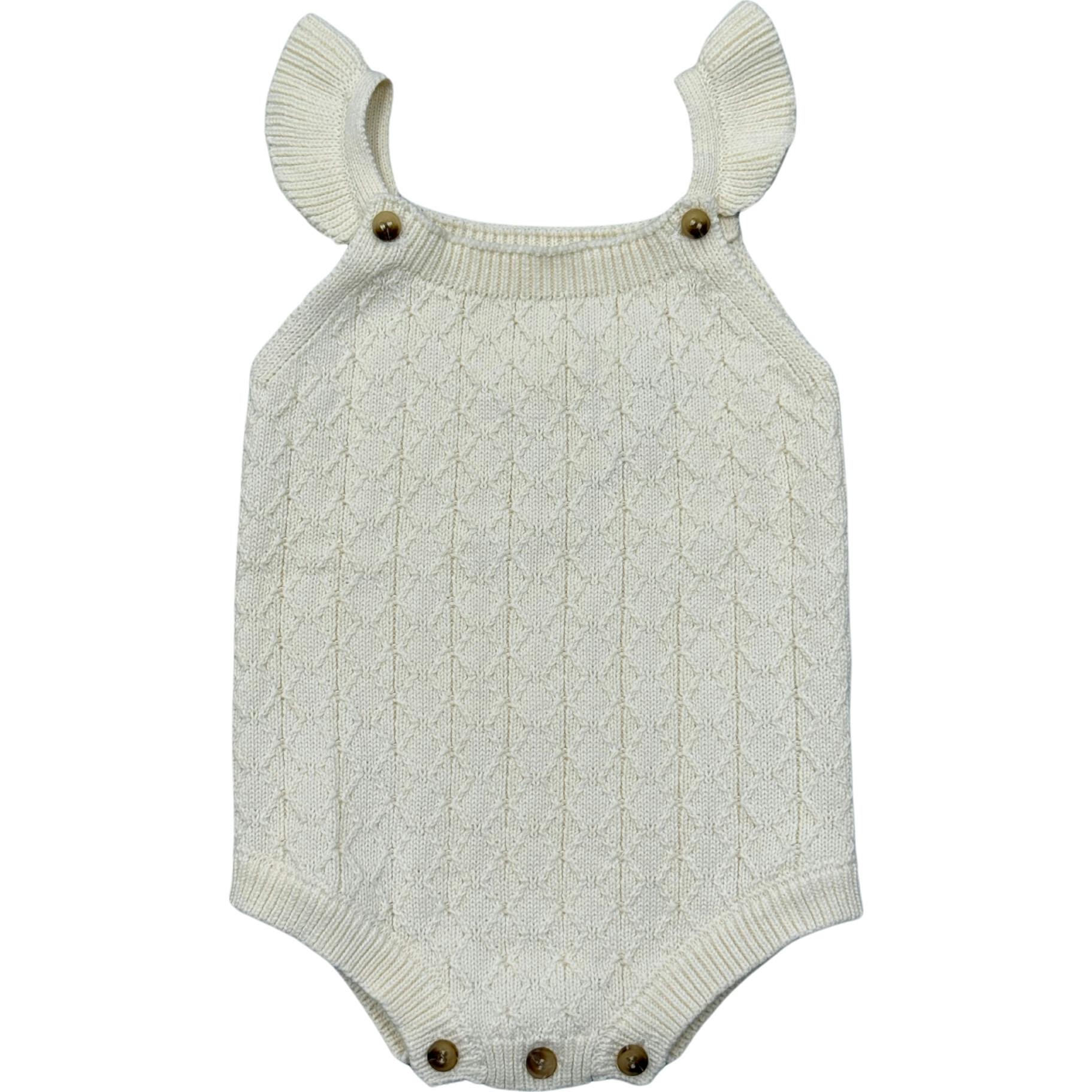 Baby Girl Knit Sweater Bodysuit