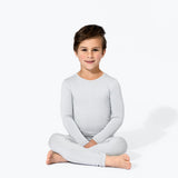 Cloud Grey Bamboo Kids Pajamas