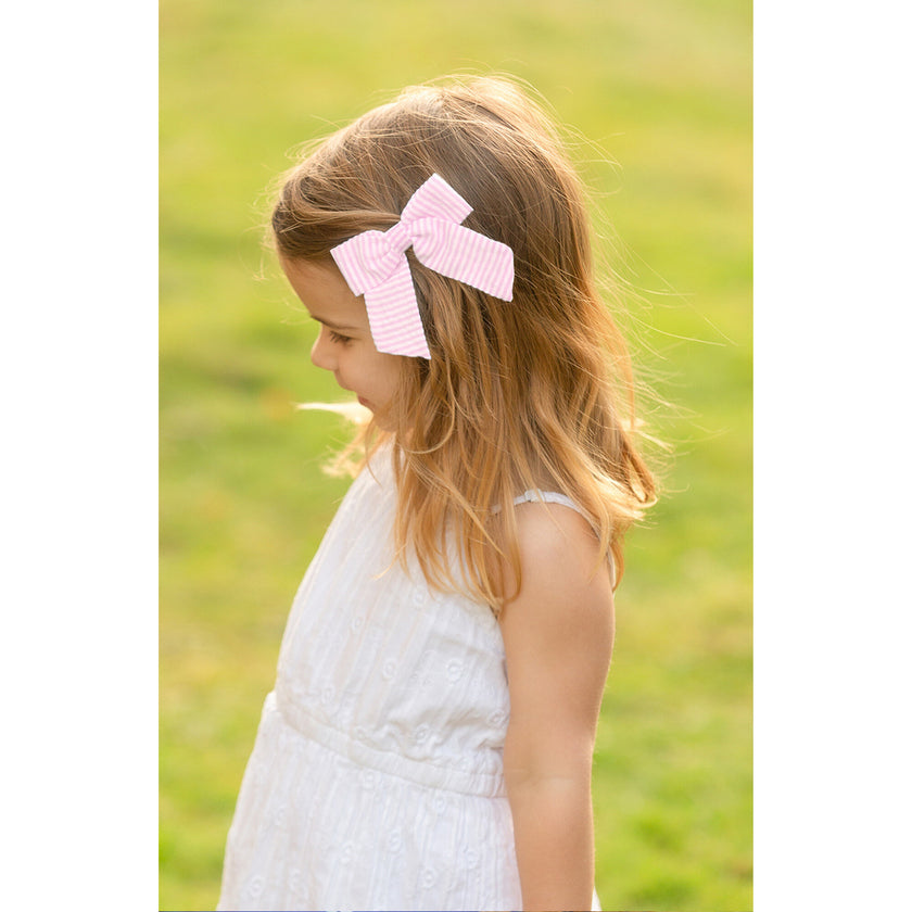 Seersucker Hair Bow