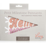 Flower Child Petit Milestone Pennant