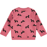 Allover Poodle Print Sweatshirt