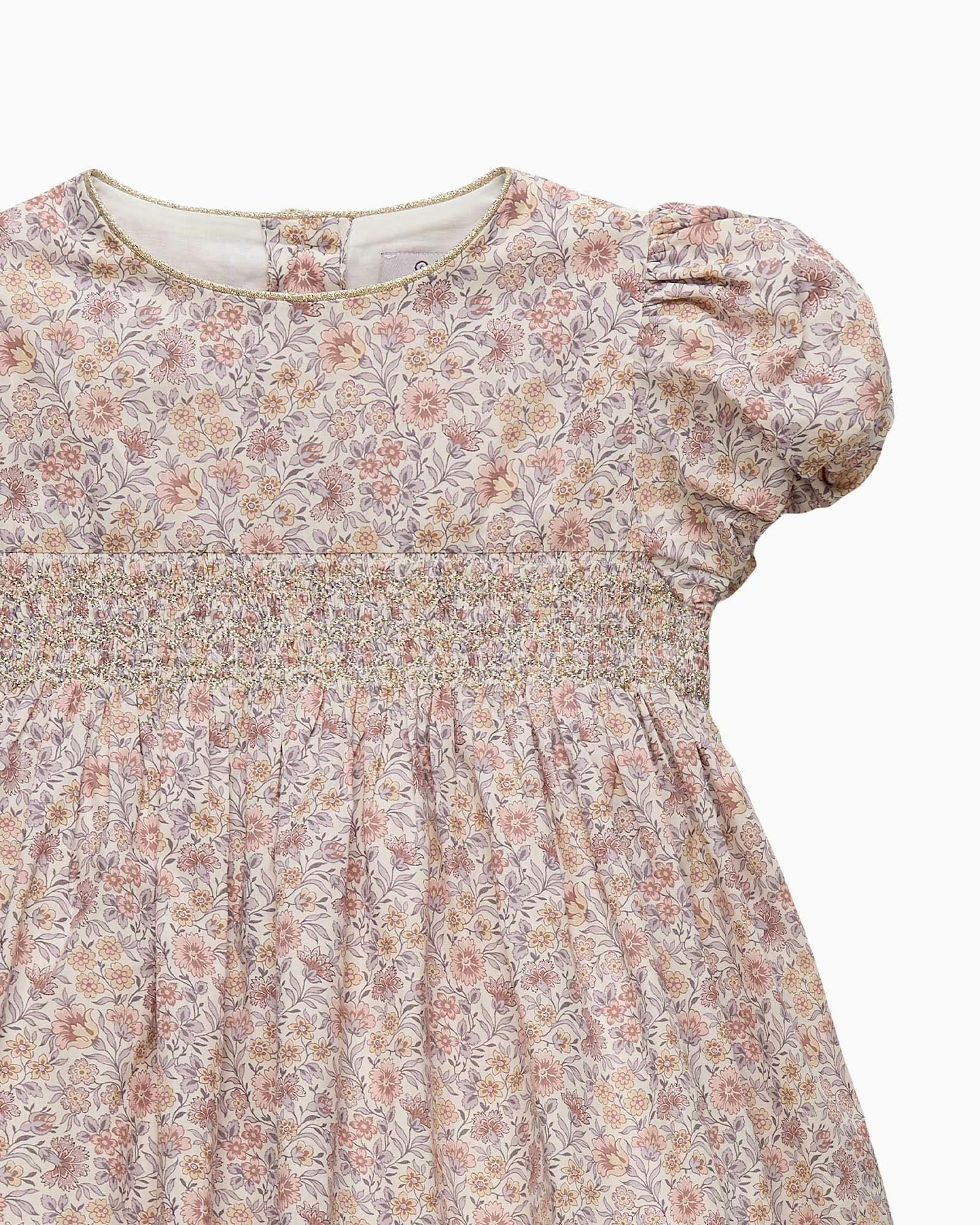 Baby Carnation Floral Smocked Party Dress