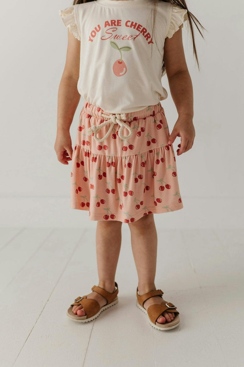 Girl's Skort in Llamas