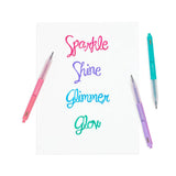 Oh My Glitter! Retractable Gel Pens - Set of 4