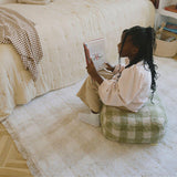 Washable Rug Vichy Ivory