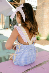 Elsie Top - Blue Candy Stripe