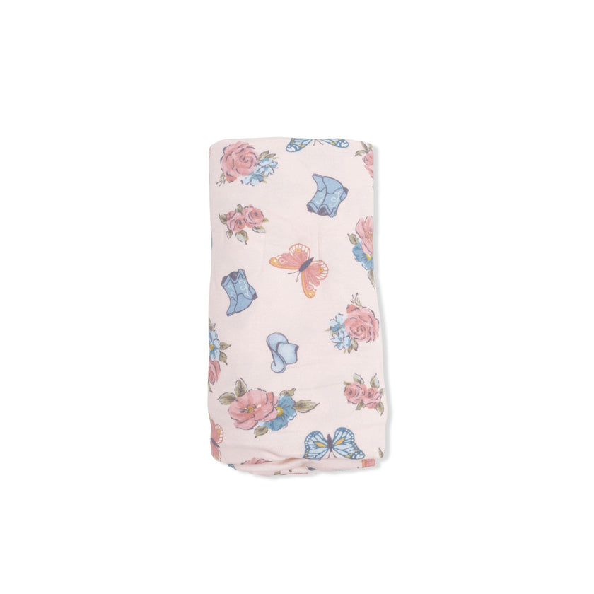 Country Girl Boots - Swaddle Blanket