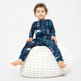 New Year's Worldwide Countdown Bamboo Convertible Footie