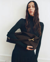 Porto Medium Half-Moon Bag | Chocolate