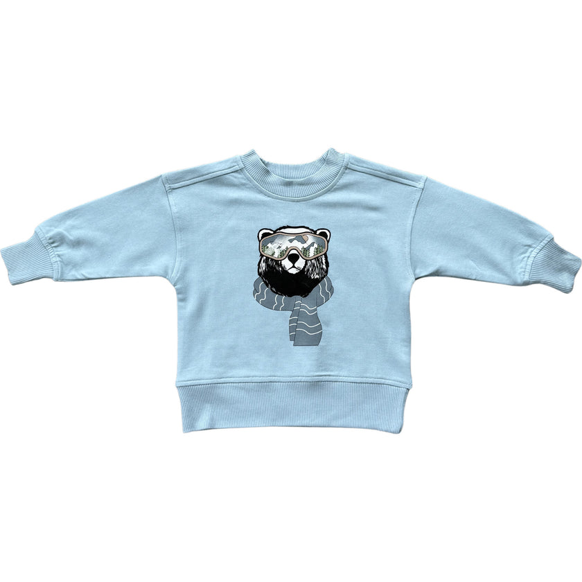 Boxy Sweatshirt Ski, Bear