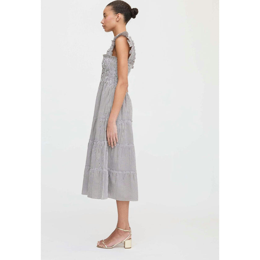 The Ellie Nap Dress - Navy Gingham