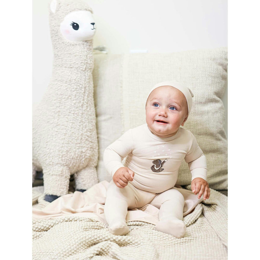 Star Gazer Round Neck Long Sleeve Footie