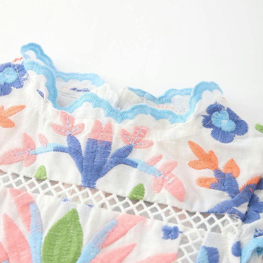 Sarah Embroidered Mini Dress (Baby)