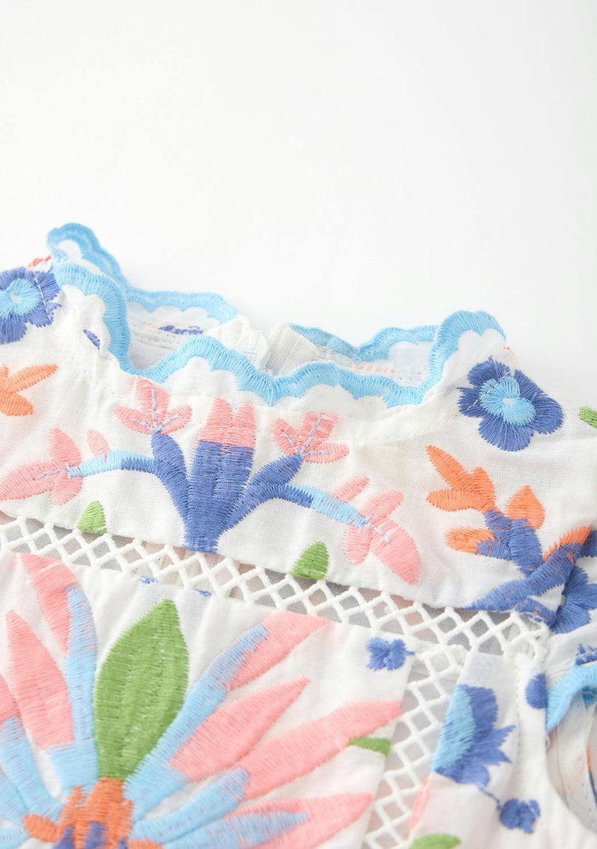 Sarah Embroidered Mini Dress (Baby)