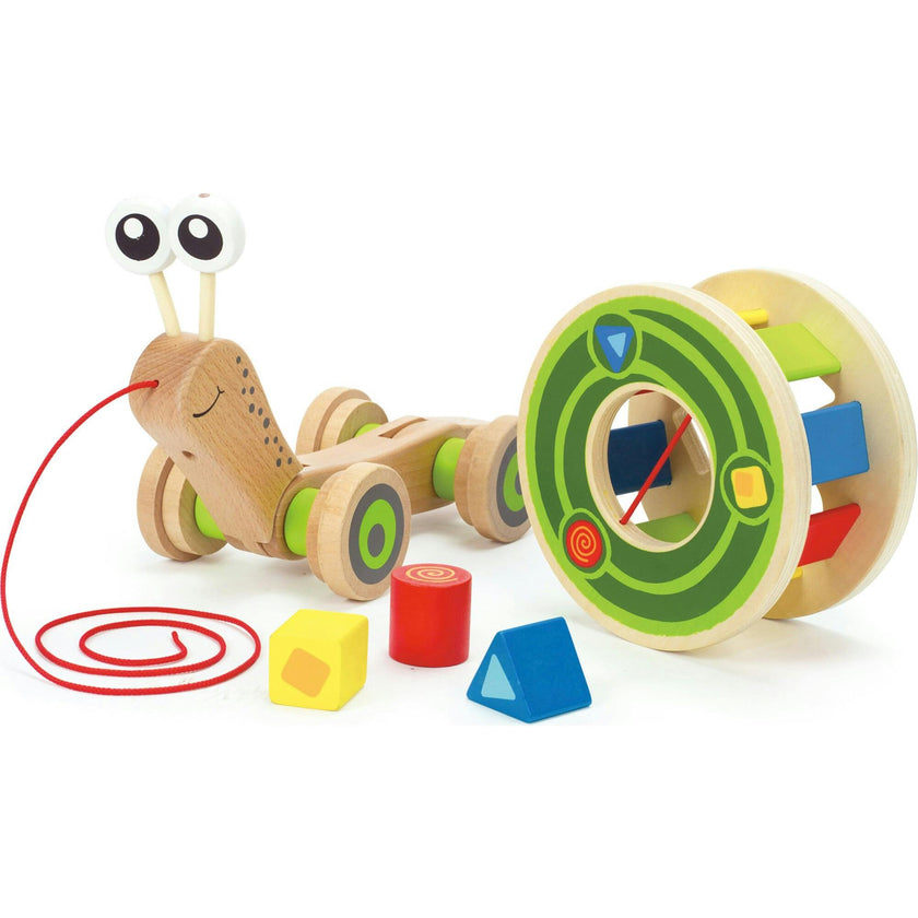 Snail Walk-A-Long Pull Toy with Ss