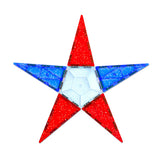 Crayola Red White Blue Magnetic Tiles 14pc