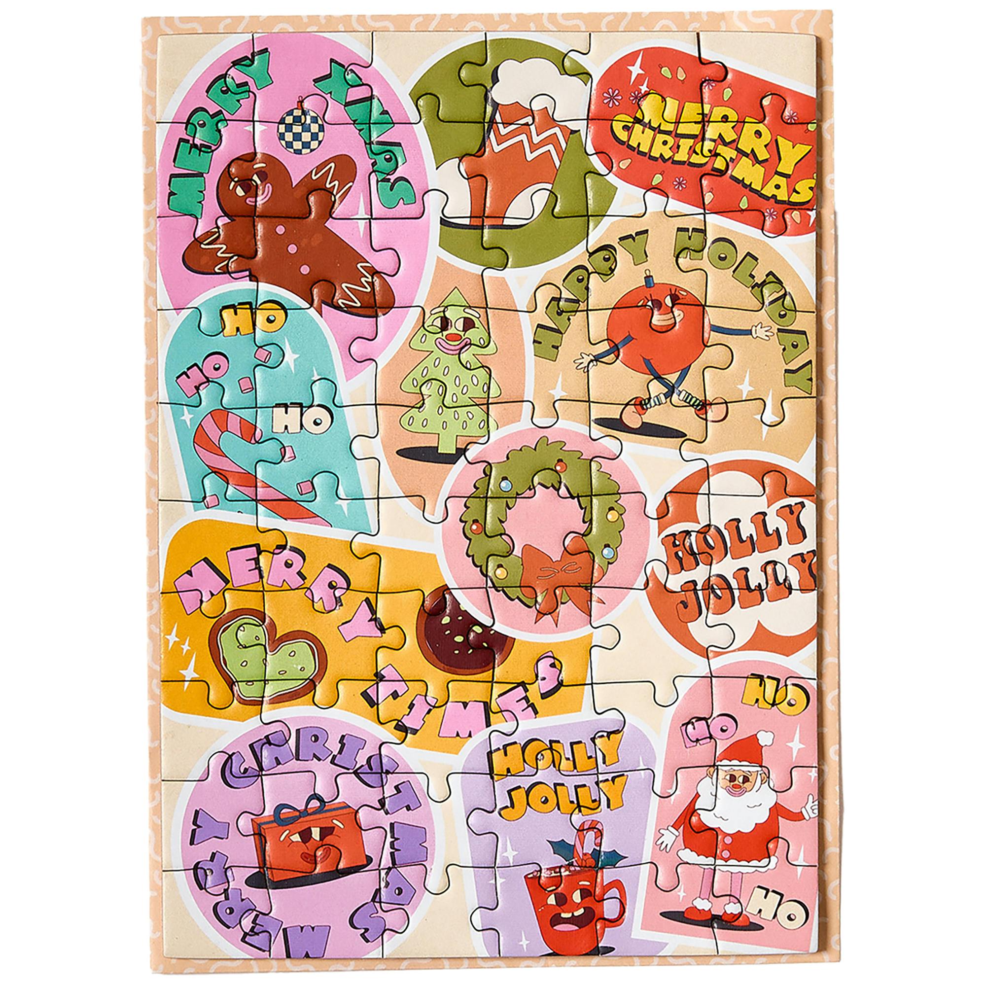 JOS: Jigsaw Greeting Card Puzzle - Happy Holiday