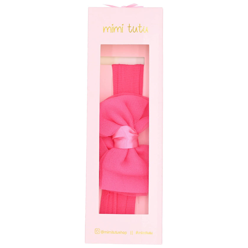 Multicolor Tulle Bow Headband