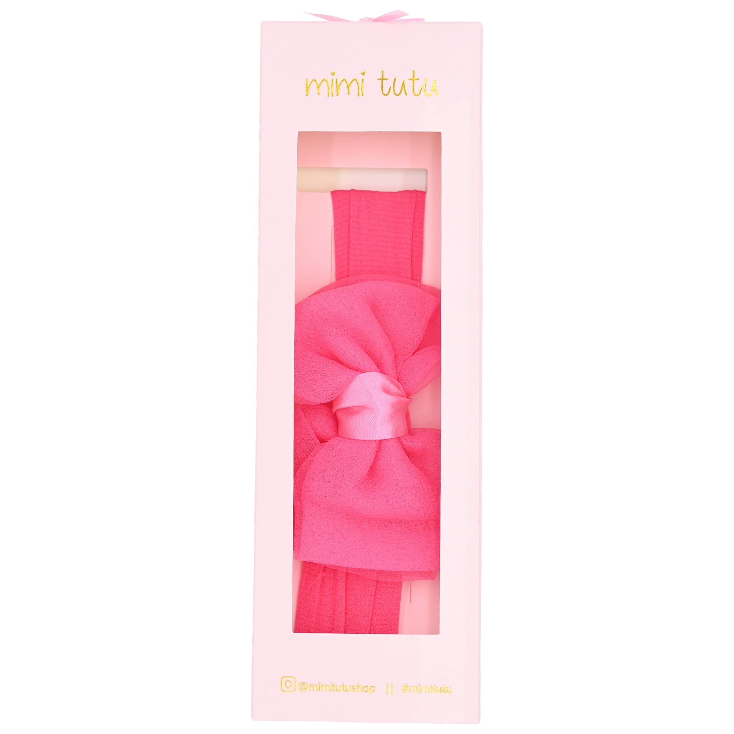 Multicolor Tulle Bow Headband
