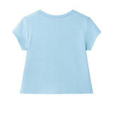Tie Front Tee & Tutu Skirt | Blue Ombre